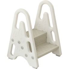 Bene Bene 字母兩階兒童腳踏凳, 灰色, 1個