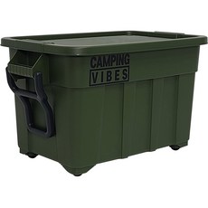 스페이스에디터 캠핑바이브스 멀티 카고박스 특대형 75L, 올리브그린, 1단, 1개