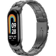 스페이스쉴드 호환 스틸 스트랩, 블랙, 1개