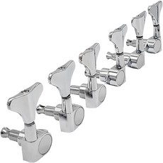 KHONEIM 貝斯吉他弦鈕 3W001 銀色, 6個