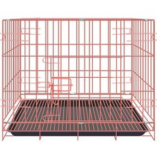 Carno 卡諾 寵物鐵製籠子, 粉色