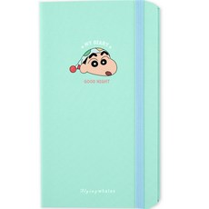 플라잉웨일즈 짱구는못말려 마이 다이어리 S, 민트, 1개