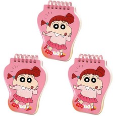 Flyingwhales 蠟筆小新造型便條本, 3個, Guri