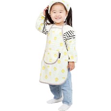 Coney Island 兒童純棉圍裙 + 袖套 + 頭巾 + 防水袋套組