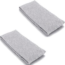 벨르 패브릭 파스텔 심플 반다나 2p, 라이트그레이