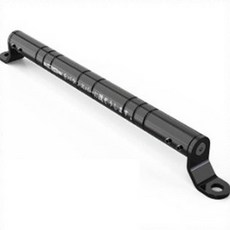 ecorise 機車手機支架 鋁合金擴張桿, 黑色, 1個