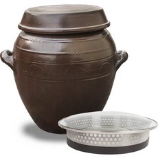 長壽甕器 陶甕與玻璃醬缸蓋, 1套