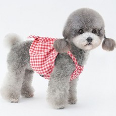 petit dog 寵物療癒短版上衣 DST083, 1個, 紅色