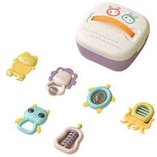 兒童搖鈴 6件組, 混色