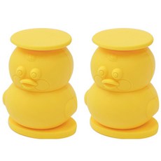 ROMANE 可愛動物造型立體矽膠製冰模 2入組, 小鴨款