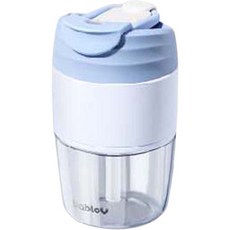 Bablov 柔和Tritan吸管杯, 海藍色, 480ml, 1個