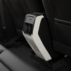 MAYTON 防刮原廠色皮革第二排中控台後蓋SC, 淺灰色, Chevrolet Trax Crossover