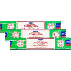 나그참파코리아 인센스 스틱 15g x 3p, 아유르베다