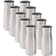 O'lbia 不鏽鋼水瓶 12148 10入, 混合色, 1L, 10個