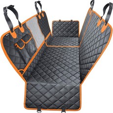 soonZAM 寵物汽車全罩式寵物車用坐墊, 壓花