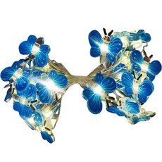 Quardi LED室內裝飾USB燈串 20燈 2m, 蝴蝶藍