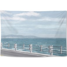 MA 유화 풍경 태피스트리, 바다