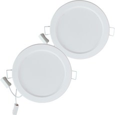 盧西亞 LED 防潮浴室嵌入式燈 15W 筒燈 燈泡色, 2個