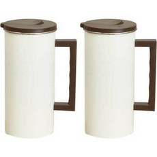 M.v.Eisenberg Cream不鏽鋼冰箱水壺 2入, 淺褐色, 1.6L