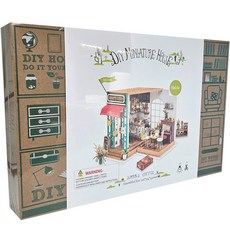 Robotime DIY 迷你模型 DG109, 西蒙咖啡館, 1個