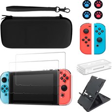 SPACE SHIELD 任天堂Switch 相容配件 豪華9件組, 單一商品, 1套