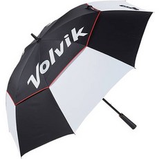 Volvik VBAB雙層防風高級高爾夫雨傘, 黑色