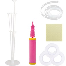 조이파티 풍선스탠드 + 풍선장식용품 세트, 1, 1세트