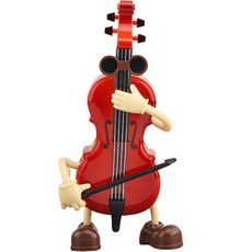 全能旋轉小提琴回家音樂盒, 棕色