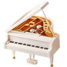 全能經典歐洲大鋼琴音樂盒, 白色