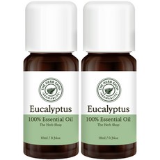 THE HERB SHOP 草本精油, 尤加利, 10ml, 2瓶