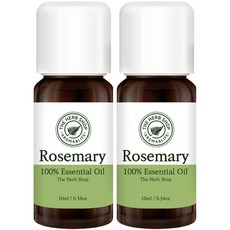 더허브샵 에센셜오일, 로즈마리, 10ml, 2개