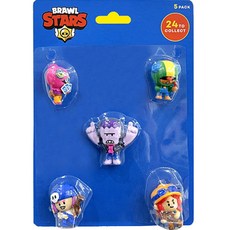 Brawl Stars 兒童吸塑人偶套組 5 件隨機發貨, 1個