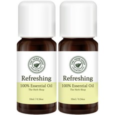 더허브샵 에센셜오일, 레몬&페퍼민트, 10ml, 2개