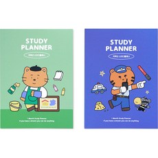 indigokids 小學低年級我的夢想一個月讀書計畫本+讚美貼紙 2種組, 綠色+藍色