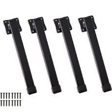 摺疊式鐵製家具腳, 黑色