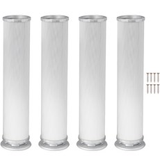 五金櫃家具腿高度可調上腿下櫃桌腿套組, 250 毫米（4 件）