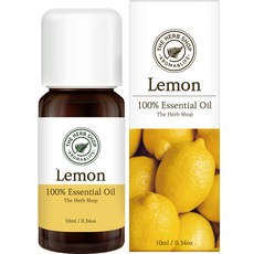 THE HERB SHOP 草本精油, 檸檬, 10ml, 1瓶