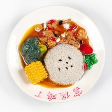 만물마켓 사천요리 모양 자석, 닭 덮밥