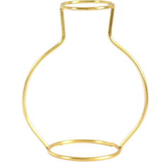 젤루뚝 화병 프레임 소품, 골드B