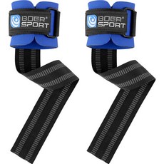 모던리빙 보디빌딩 중량스트랩 바 수평 맞추기 미끄럼방지 보호대 블루 2p, 1세트