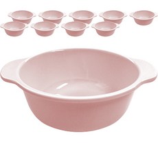 韓國製 Roya 美耐皿嬰兒食品碗 11.5cm, 粉紅色, 10個