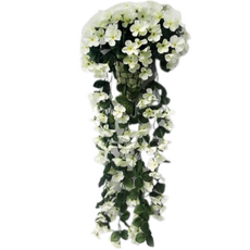 조화 청린 원예 인테리어 거실 발코니 벽걸이, 화이트