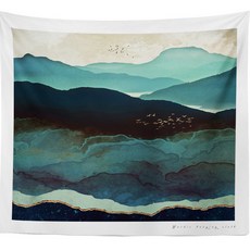 現代生活海報封面掛毯, 藍山咖啡