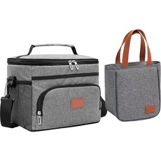 TAD Tomorrow is another day 保冷保溫袋 M + XL 套組, M+XL(灰色), 灰色