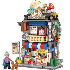 LoZ 迷你街景系列 奈米積木 01 奶奶的小吃店, 混合色, 1個