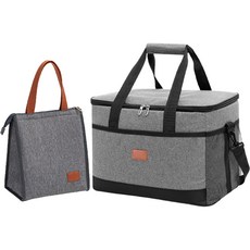 TAD Tomorrow is another day 保冷保溫袋 L + XXL 套組, L+XXL(灰色), 灰色