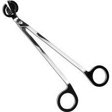 LangWooJeong 不鏽鋼蠟燭燭芯剪 燭芯剪刀, 1個, 銀色