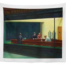 現代生活海報封面掛毯, 酒吧