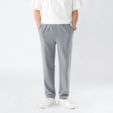 timsfit 男士夏季基本款鬆緊帶休閒褲