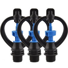 4分塑膠微型細霧噴嘴, 混合色, 3個